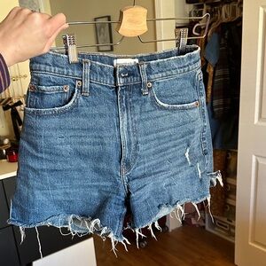 Abercrombie Denim High Rise 4” Shorts